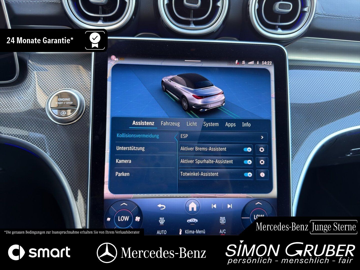 Fahrzeugabbildung Mercedes-Benz CLE 200 Cabrio AMG Ambi+ KeyGo Memo 19Zoll