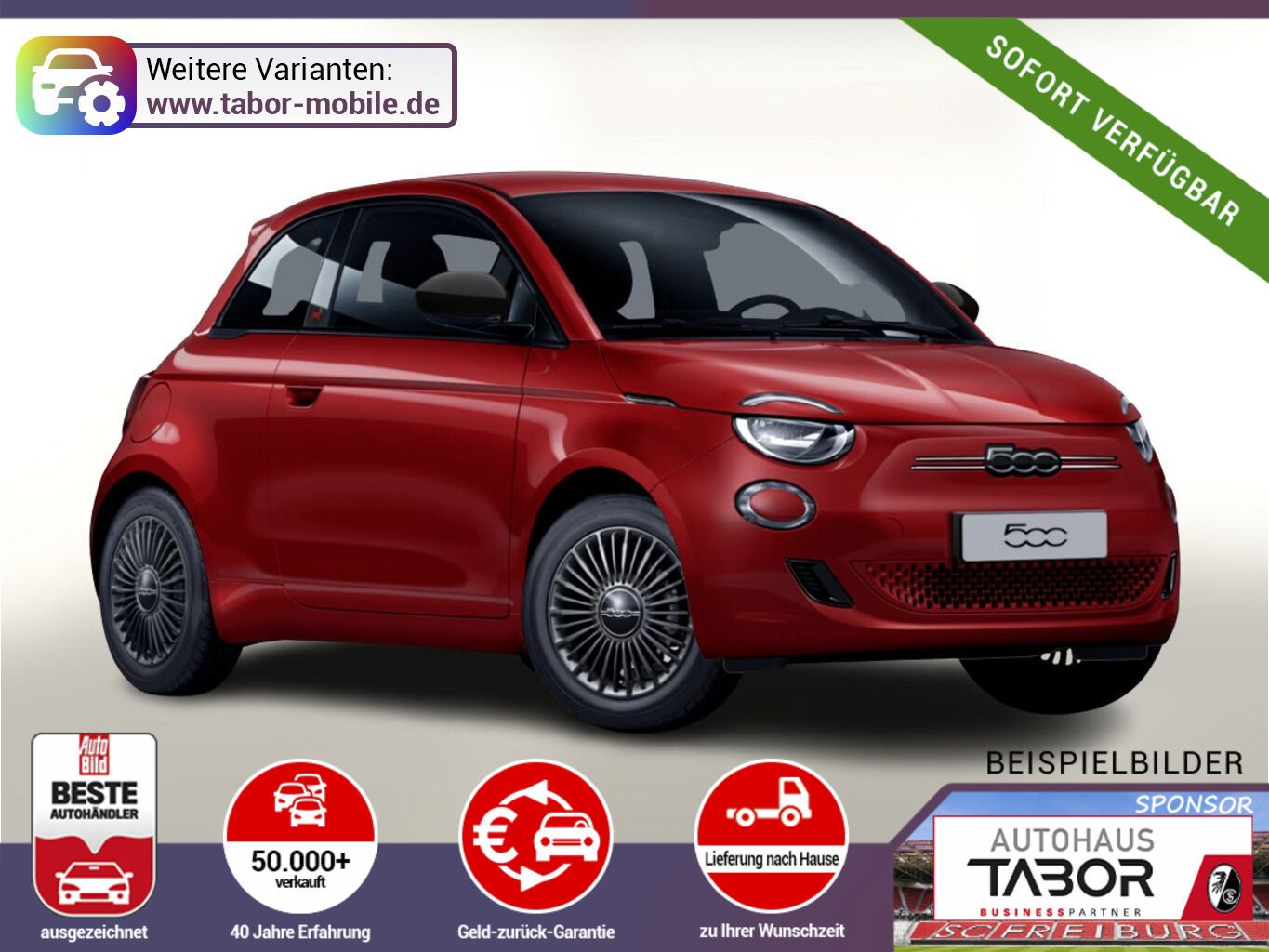 Fiat 500e 42kWh Klimaaut. Nav PDC Kam UVP-37%*