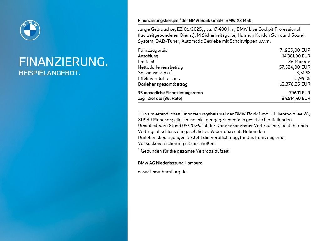 BMW X3 M50 - Bild 6