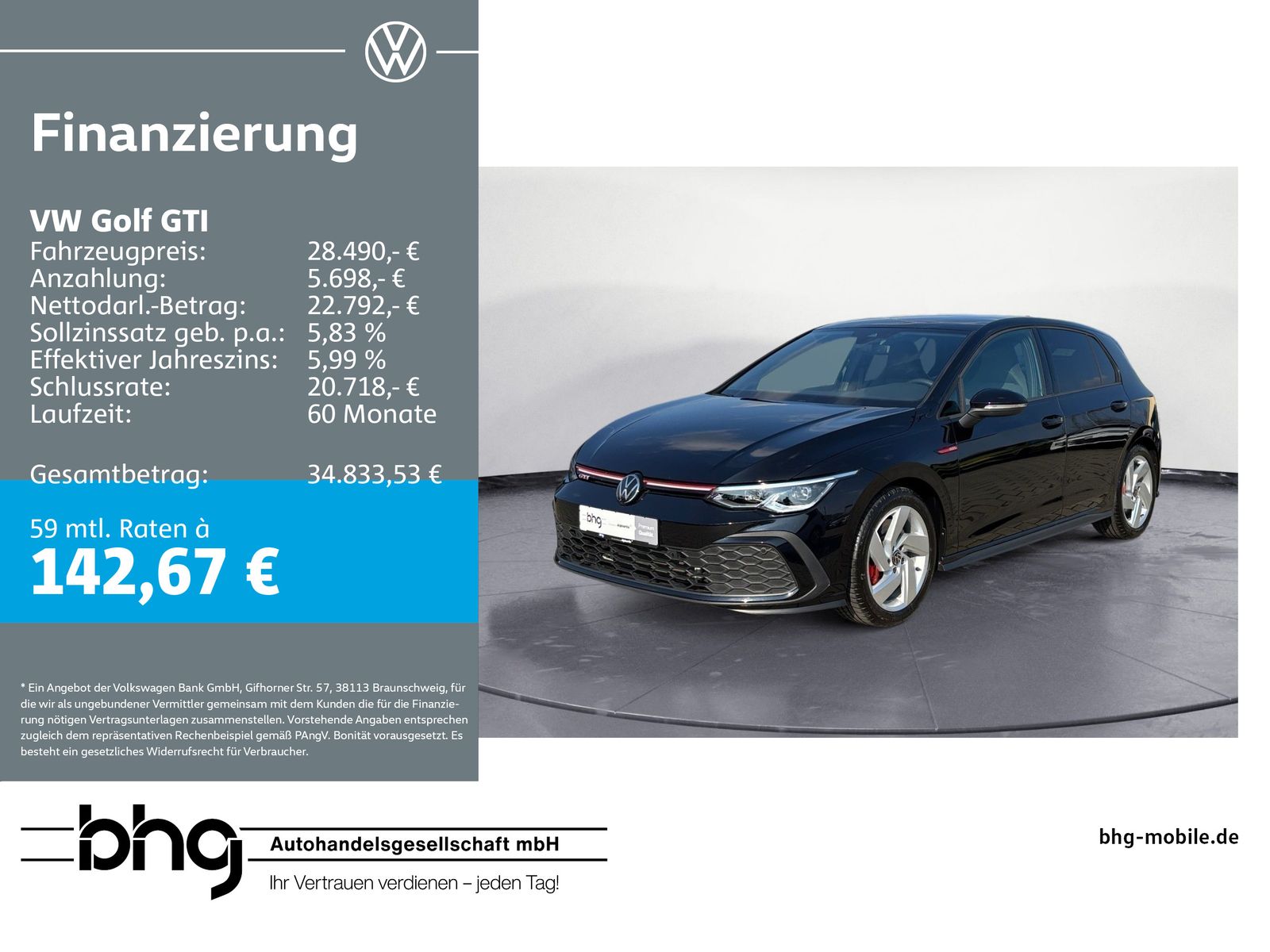 Volkswagen Golf GTI 2.0 TSI DSG