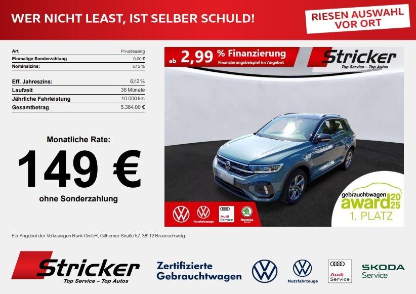 Volkswagen T-Roc R-Line 1.0TSI 149,-ohne Anzahlung ACC App-