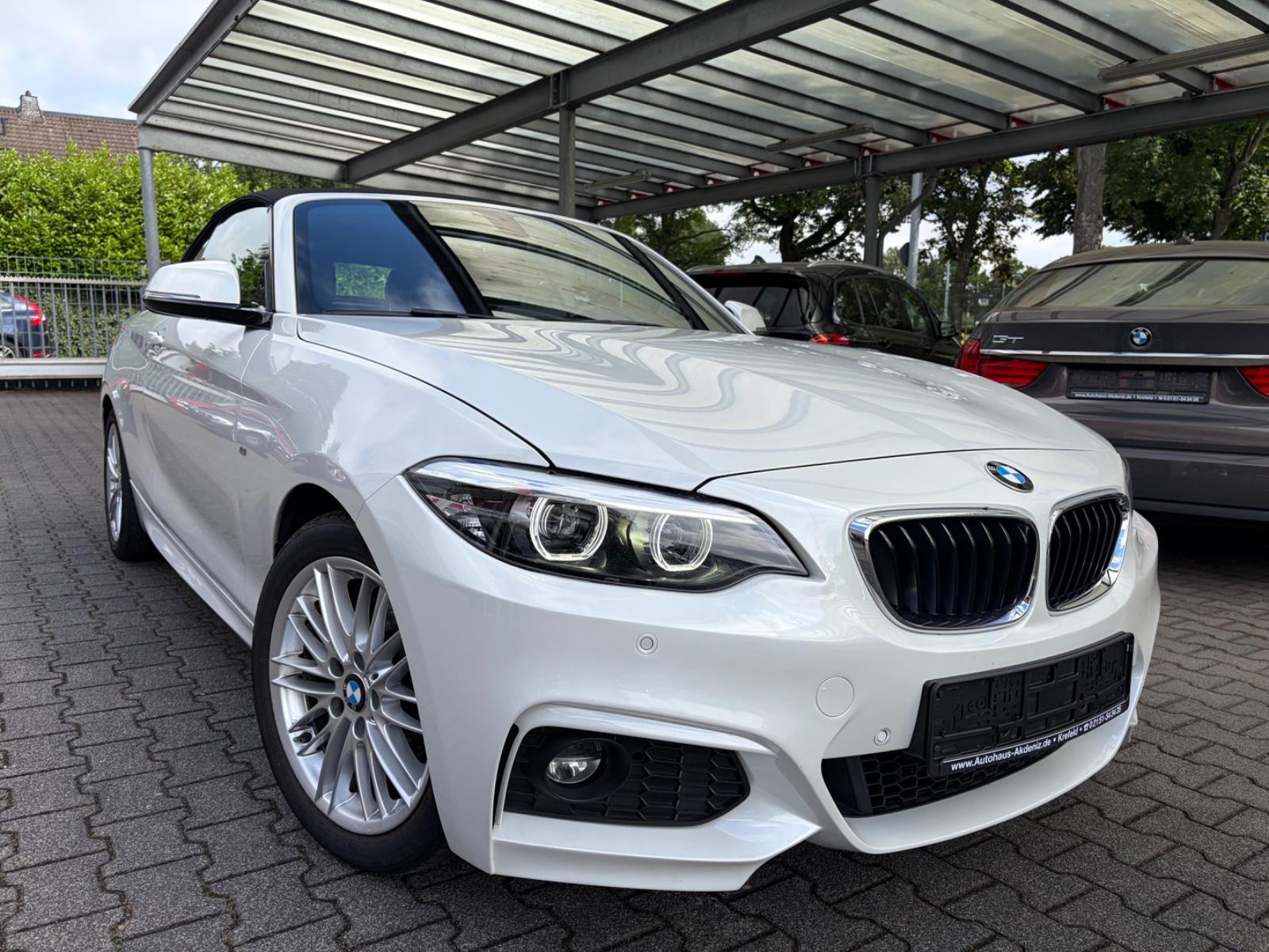 BMW 220i Cabrio Aut. M Sport |LEDERNAVI|LED|
