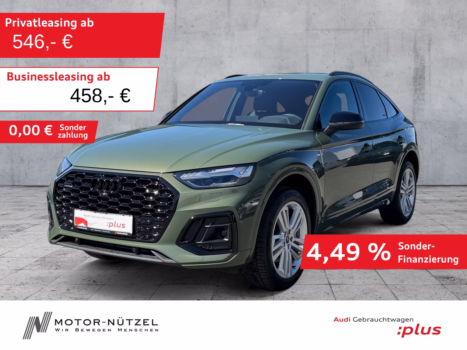 Audi Q5 Sportback 50 TFSI e QU 2xS-LINE MATRIX+AHK