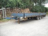 Obermaier TUE 119,  Ladel. 8,20m, Alurampen,  HU 07/2027 - Obermaier Tieflader