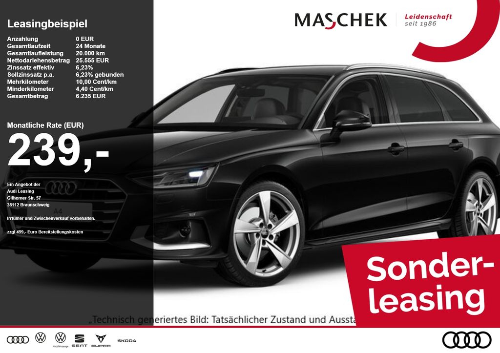 A4 Avant 35 TFSI Sonderleasing! Naviplus ACC VCp