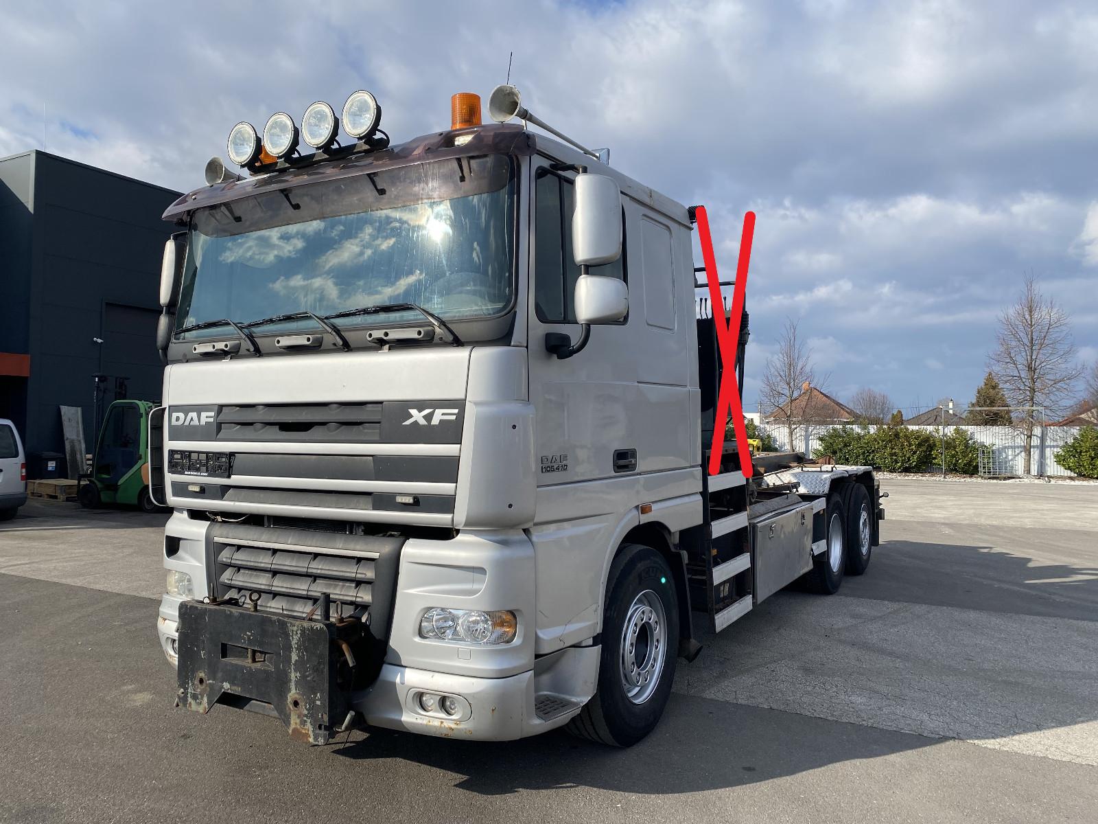DAF XF105.410 6x2 EU5/STEERING LIFT AXLE/AUT./470tkm