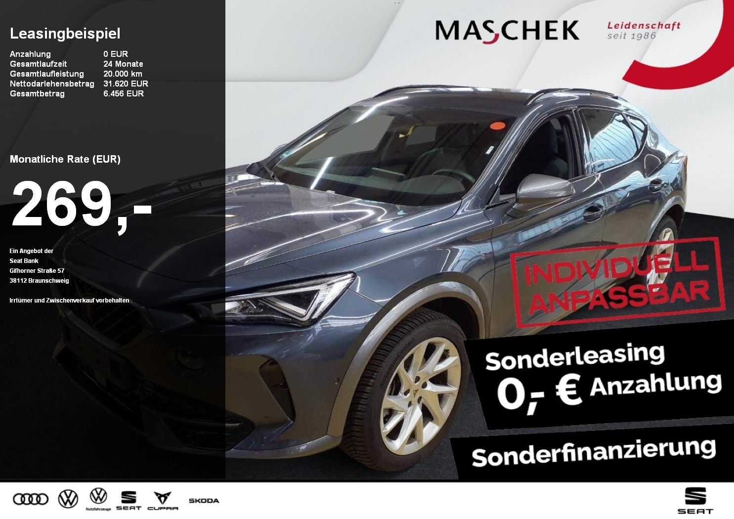 Cupra Formentor 2.0 TDI DSG Navi RearView Sitzh. ACC A