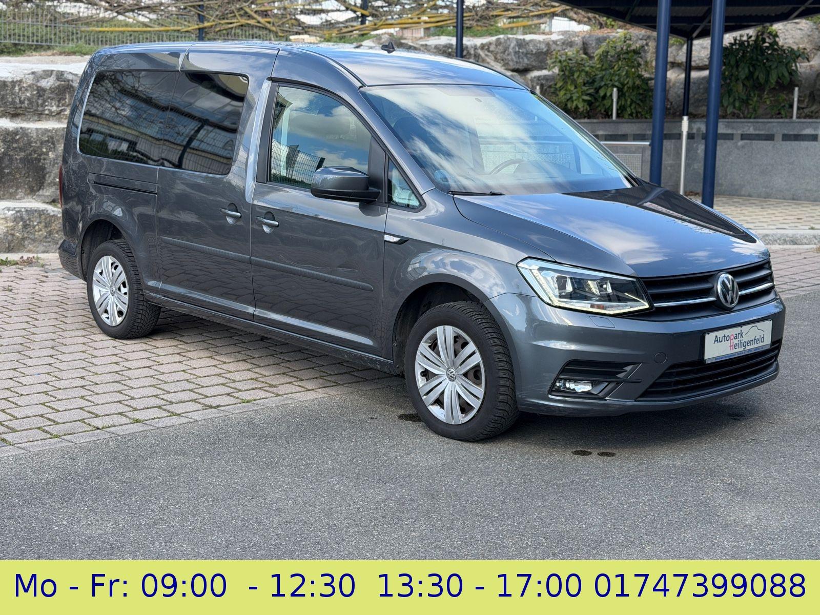 Volkswagen Caddy 2,0 TDI PKW Maxi Leder Navi Xenon 7Si Cam