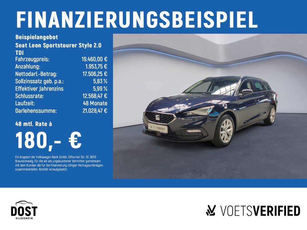Leon Sportstourer Style 2.0 TDI KAMERA+LED+NAVI