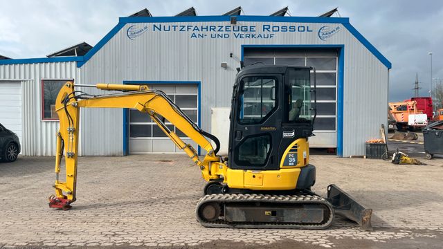 Komatsu PC35MR-3 PC35MR Minibagger 3740 Kg ab 469€ mtl.