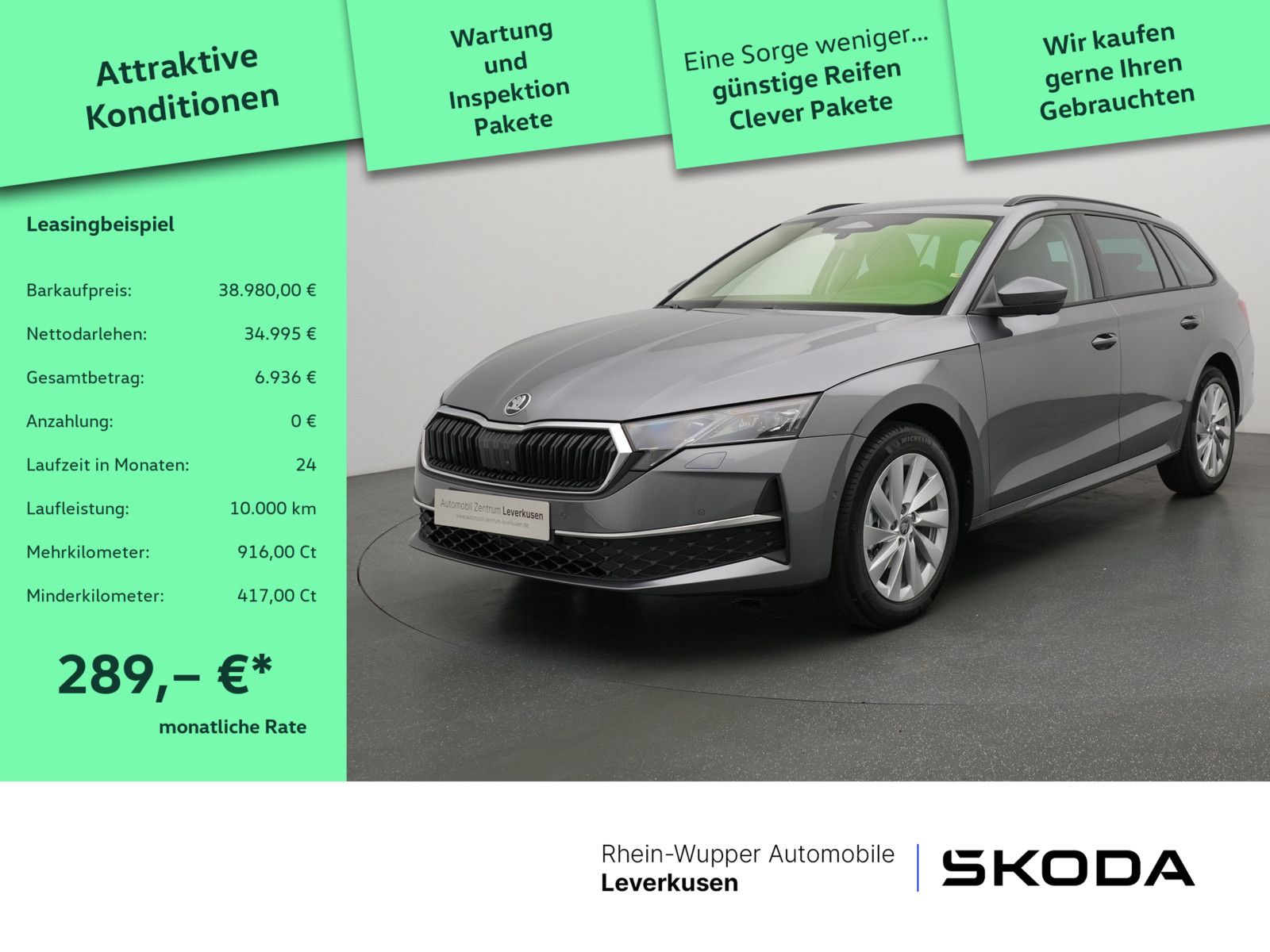Skoda Octavia Combi TDI Selection AHK LED KAM360° HUD