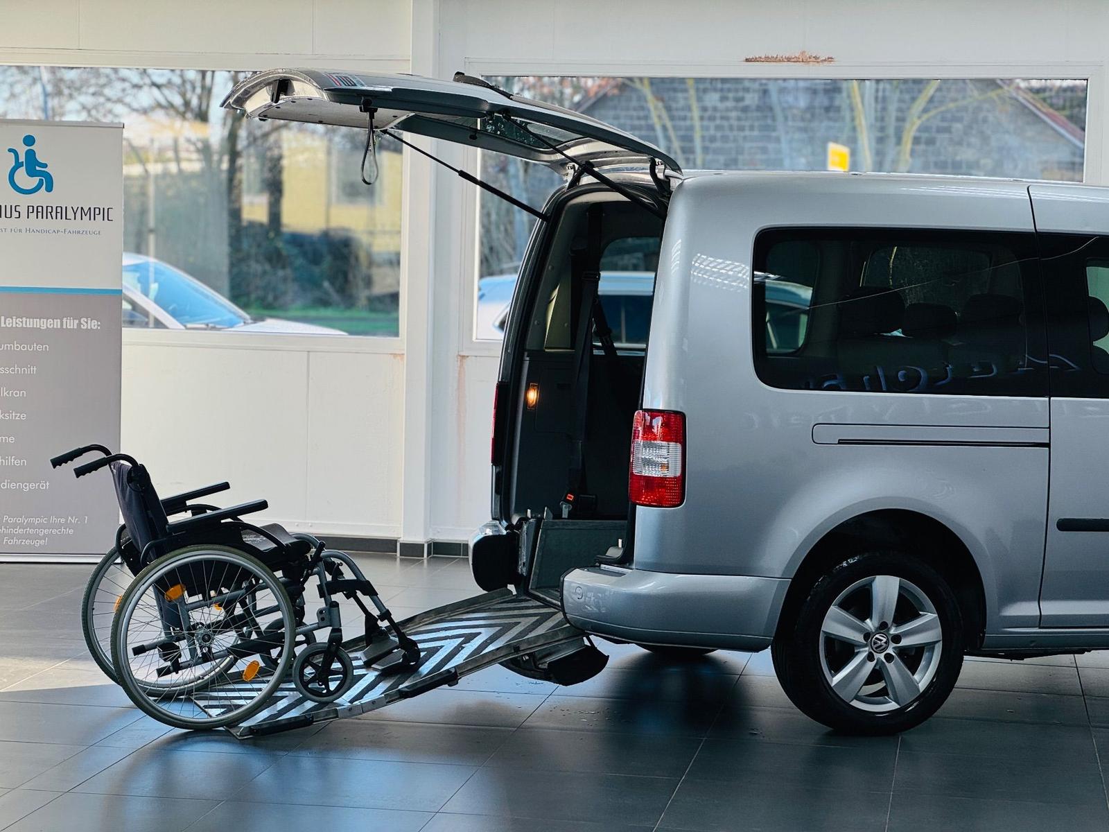 Volkswagen Caddy Maxi Team 1.9 TDI Rollstuhlgerecht-Rampe