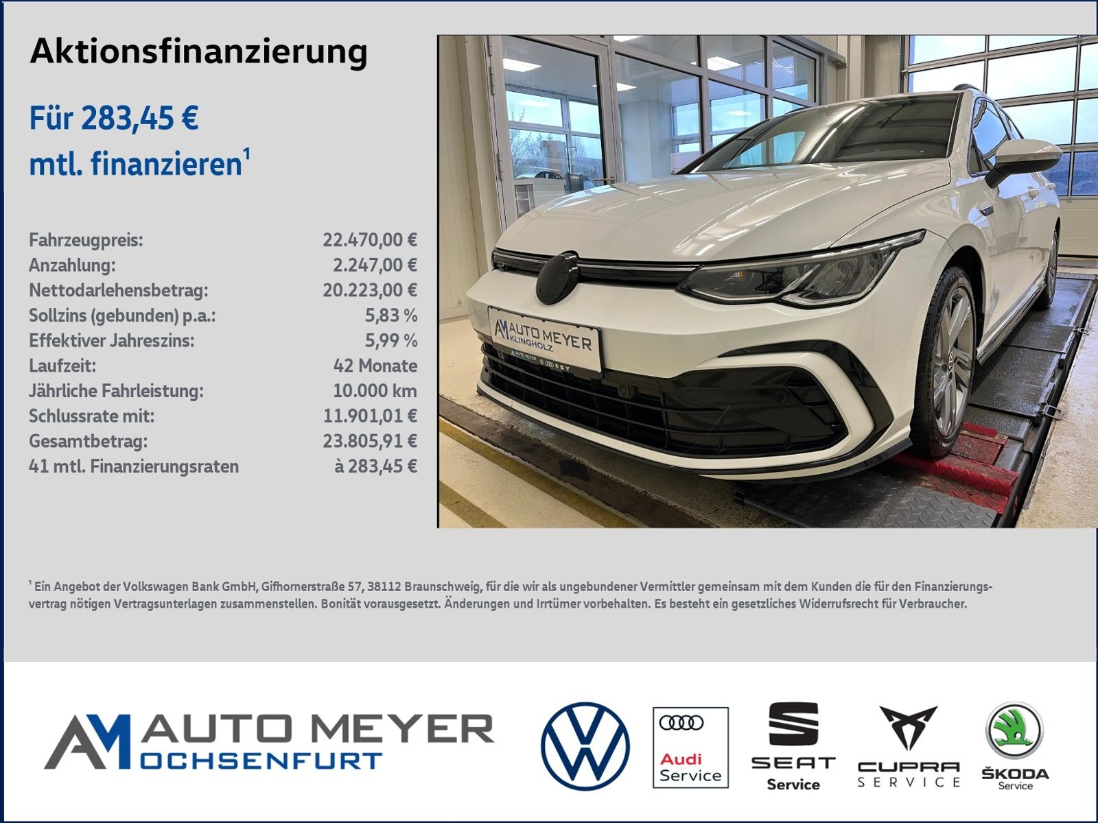 Volkswagen Golf VIII Variant R-Line 2.0 TDI DSG Navi Harman