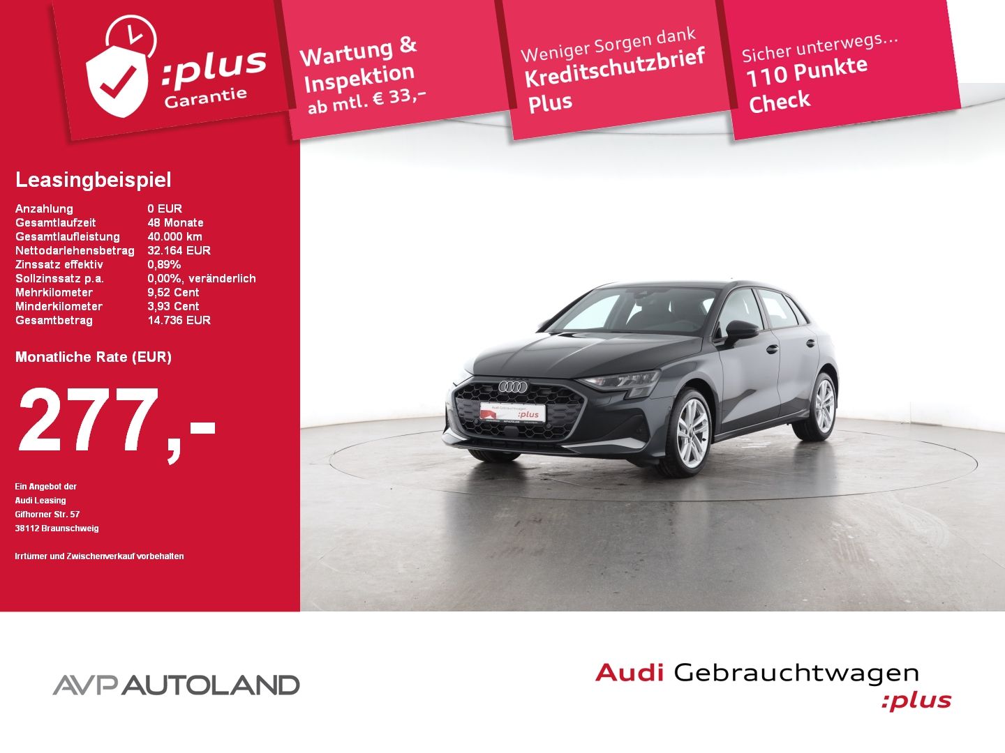 Audi A3 Sportback 35 TFSI advanced