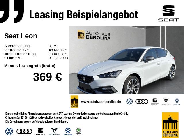 Vorschaubild: SEAT Leon 1.5 eTSI FR DSG *BEATS*Vision+*ACC*NAV*SHZ* (Fahrzeug-Nr. H06211)