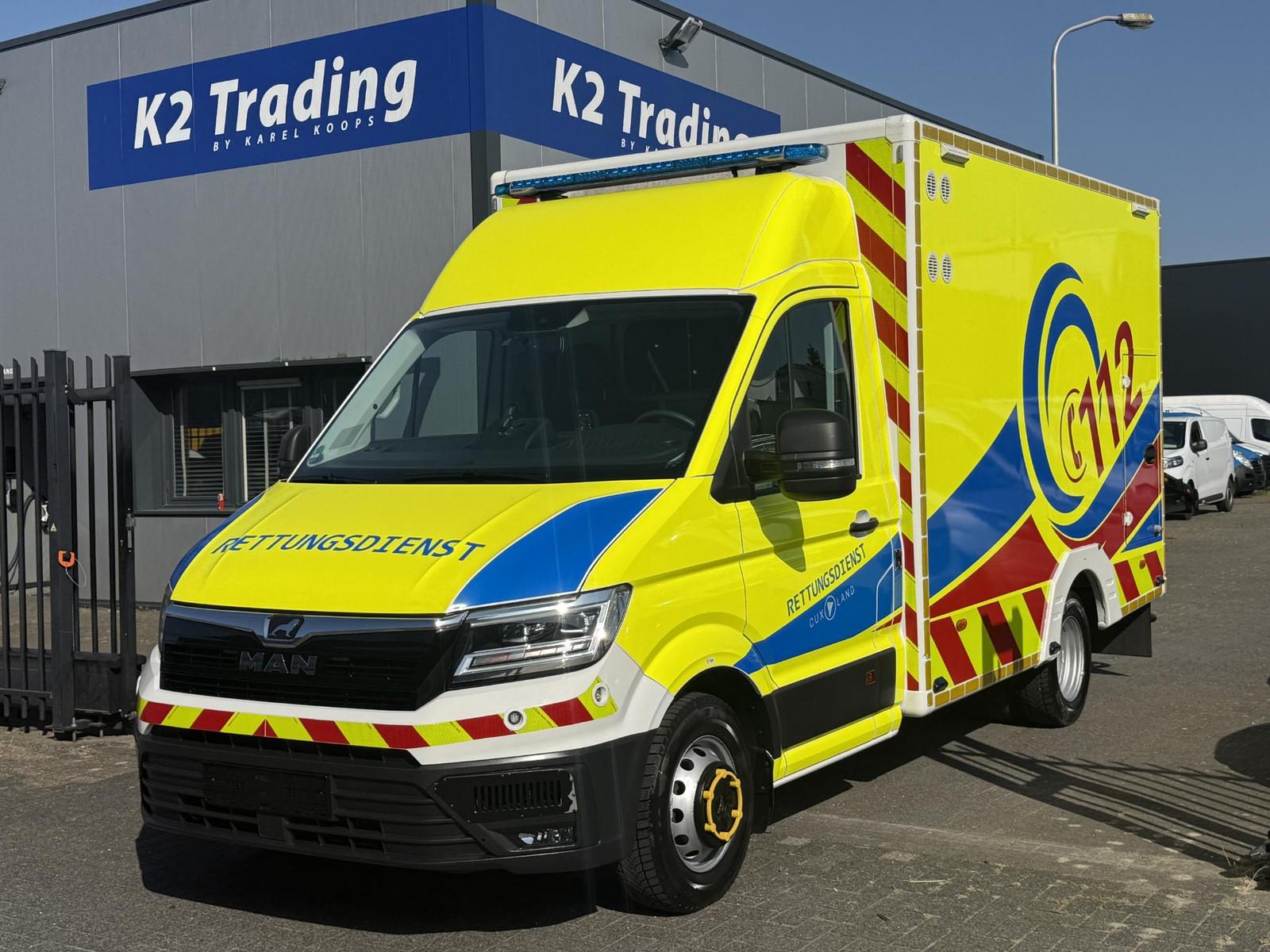 MAN TGE 180 50 180pk Automaat 50 AMBULANCE INCL STRY