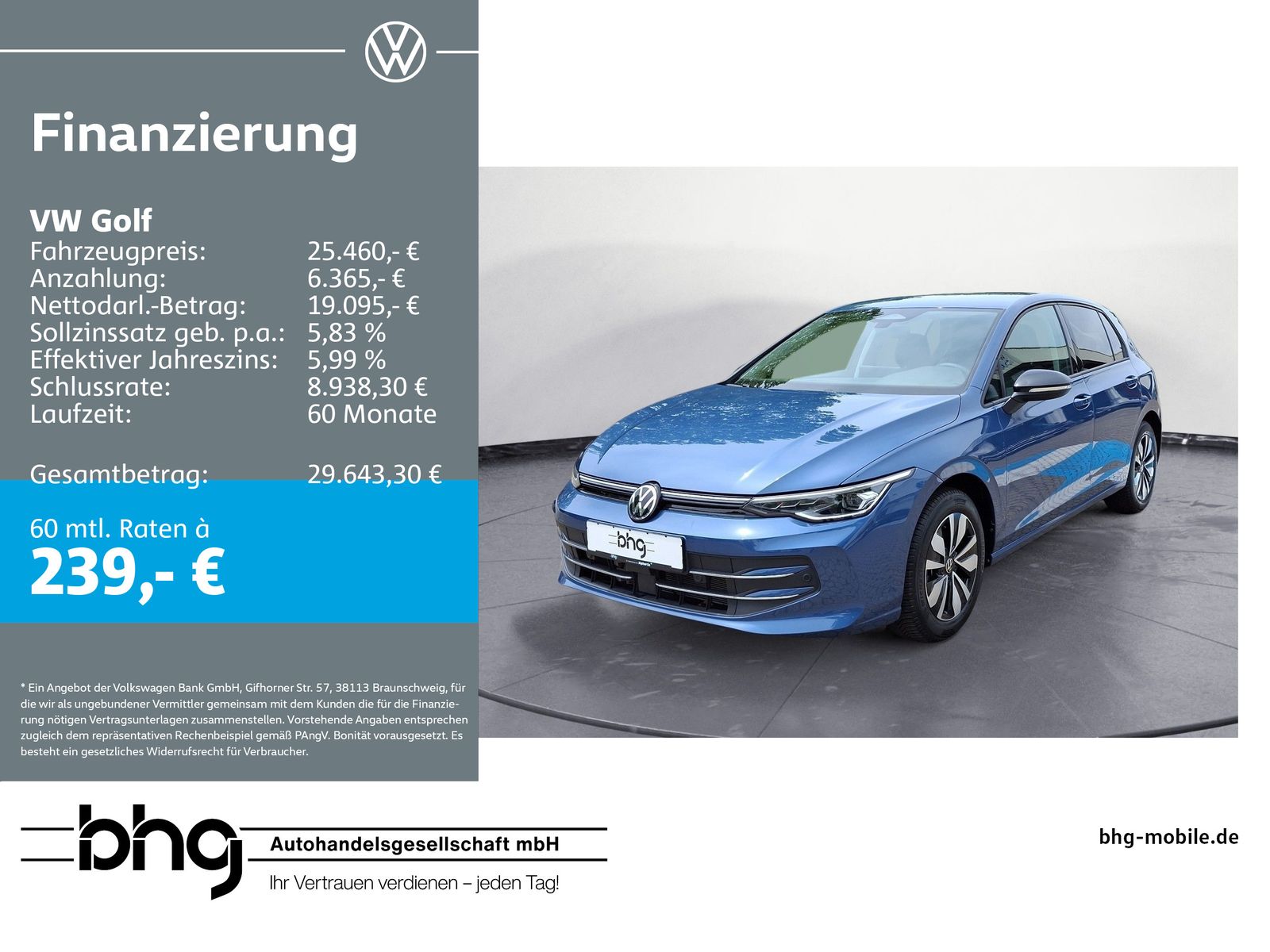 Volkswagen Golf Life 1,5 eTSI OPF DSG