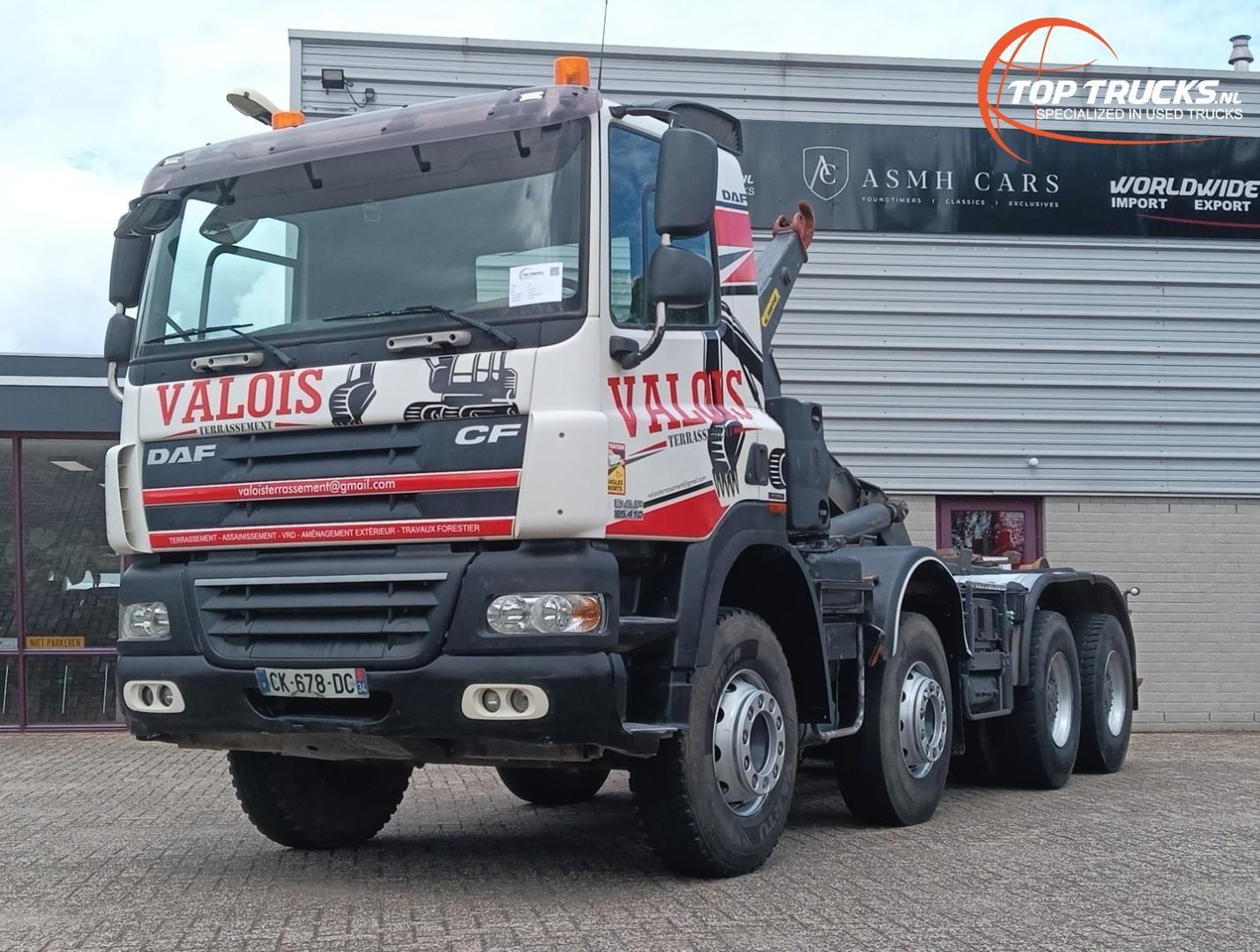 DAF FAD CF 85.410 8x4 - Marrel 20t. Hakenlift, Abrol