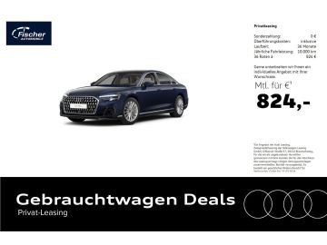 Audi Leasingangebot: Audi A8 60 TFSI e quattro P-Dach/19''/360/HUD/B&O
