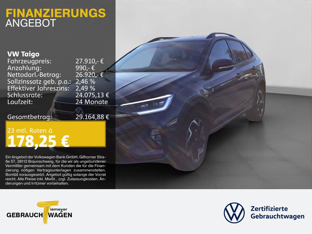 Taigo 1.5 TSI DSG R-LINE MATRIX KAMERA LM17 AHK