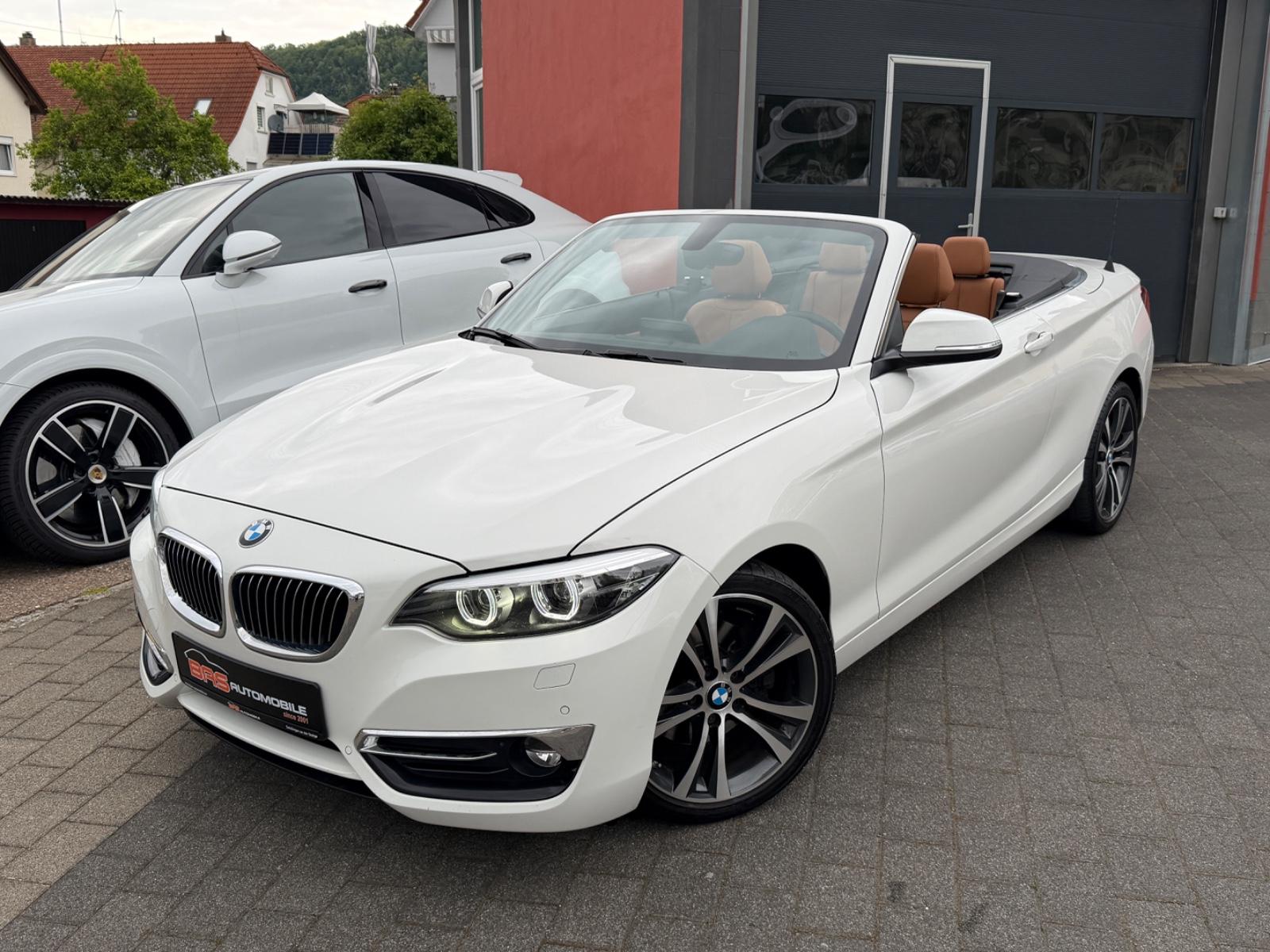 BMW Cabrio 220 d Luxury Line*NAVI*LED*HIFI*LEDER*TOP