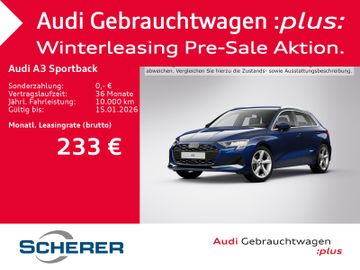 Audi Leasingangebot: Audi A3 Sportback advanced 30 TFSI S tronic KAMERA AC