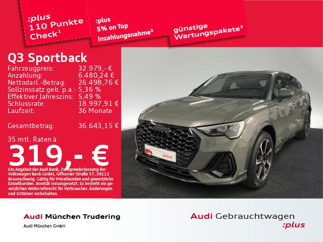Audi Q3 Sportback 40 TFSI qu. S tronic S line ACC/Vir