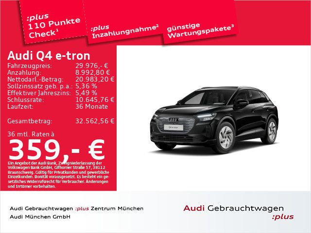 Audi Q4 e-tron 40 AHK/Wärmep./Navi+