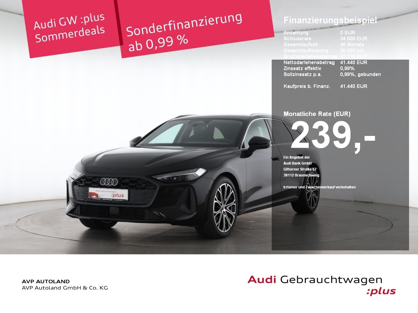 Audi A5 Avant TDI S tronic MMI experience plus | LED