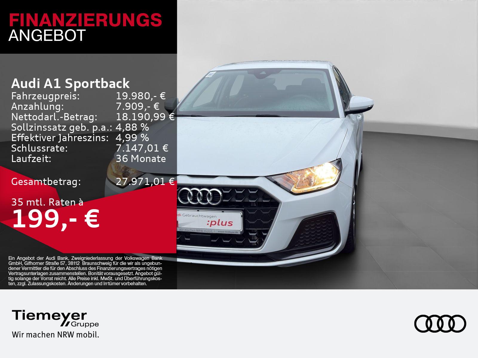 Audi A1 Sportback 30 TFSI ADVANCED DAB SITZHZG PDC