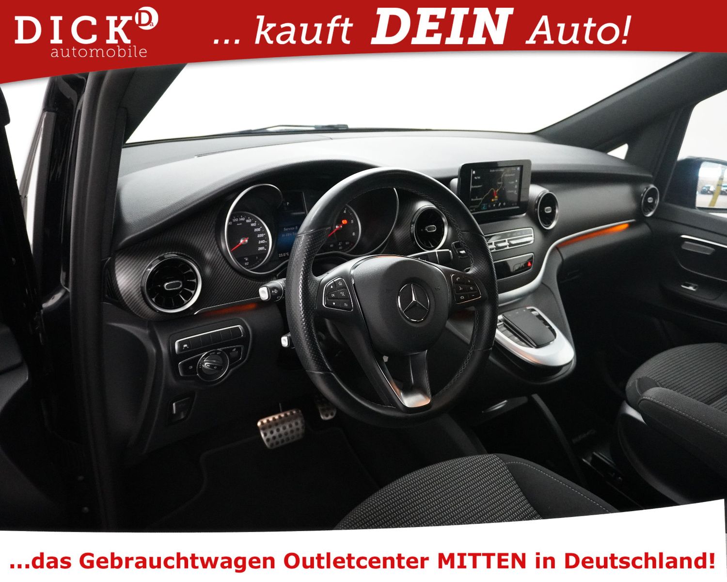 Fahrzeugabbildung Mercedes-Benz V300d 2X AMG Line LANG >NIGHT+NAV+LED+KAM+SHZ+19