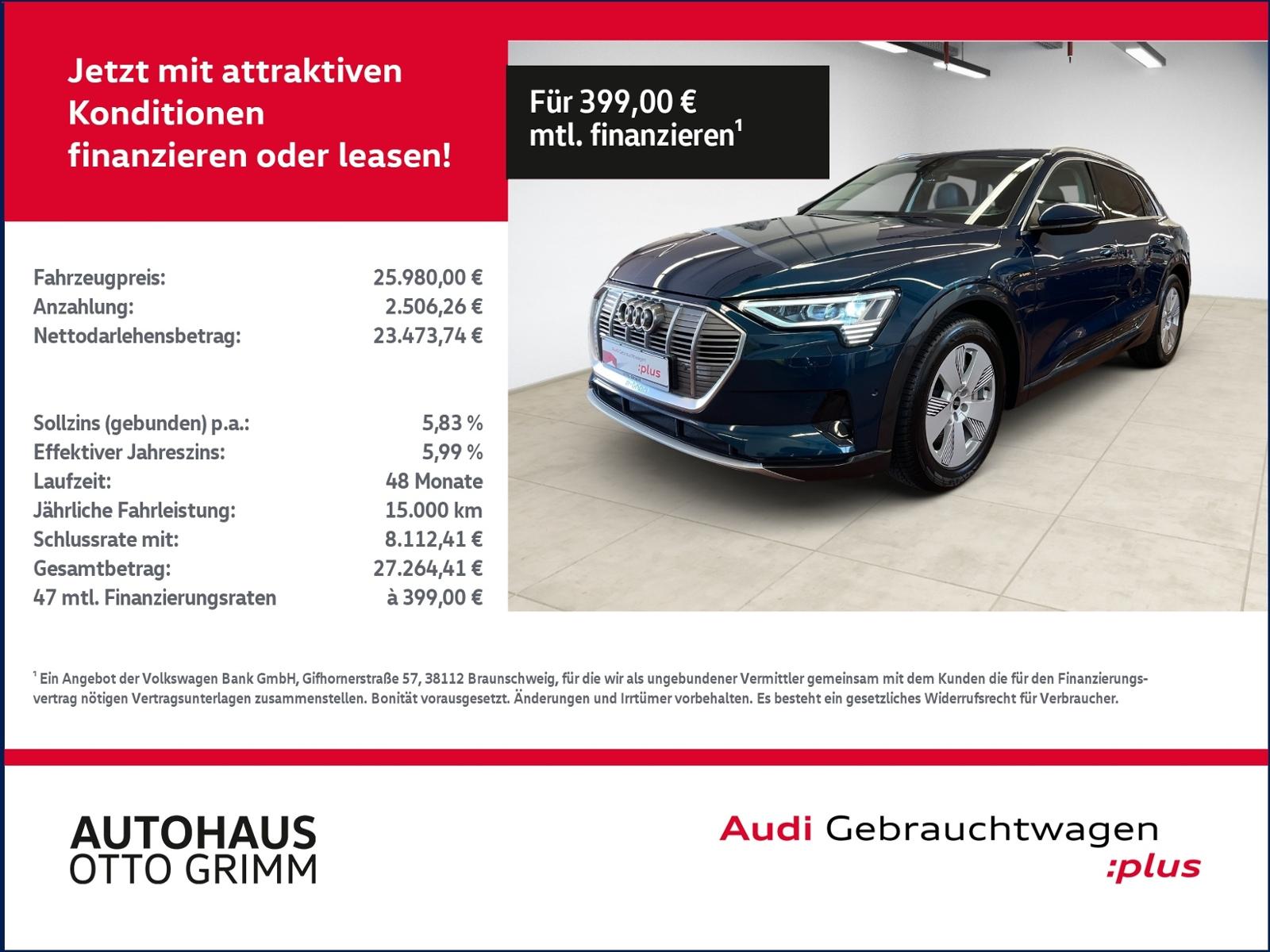 Audi e-tron 50 quattro advanced KLIMA LED NAVI ALU