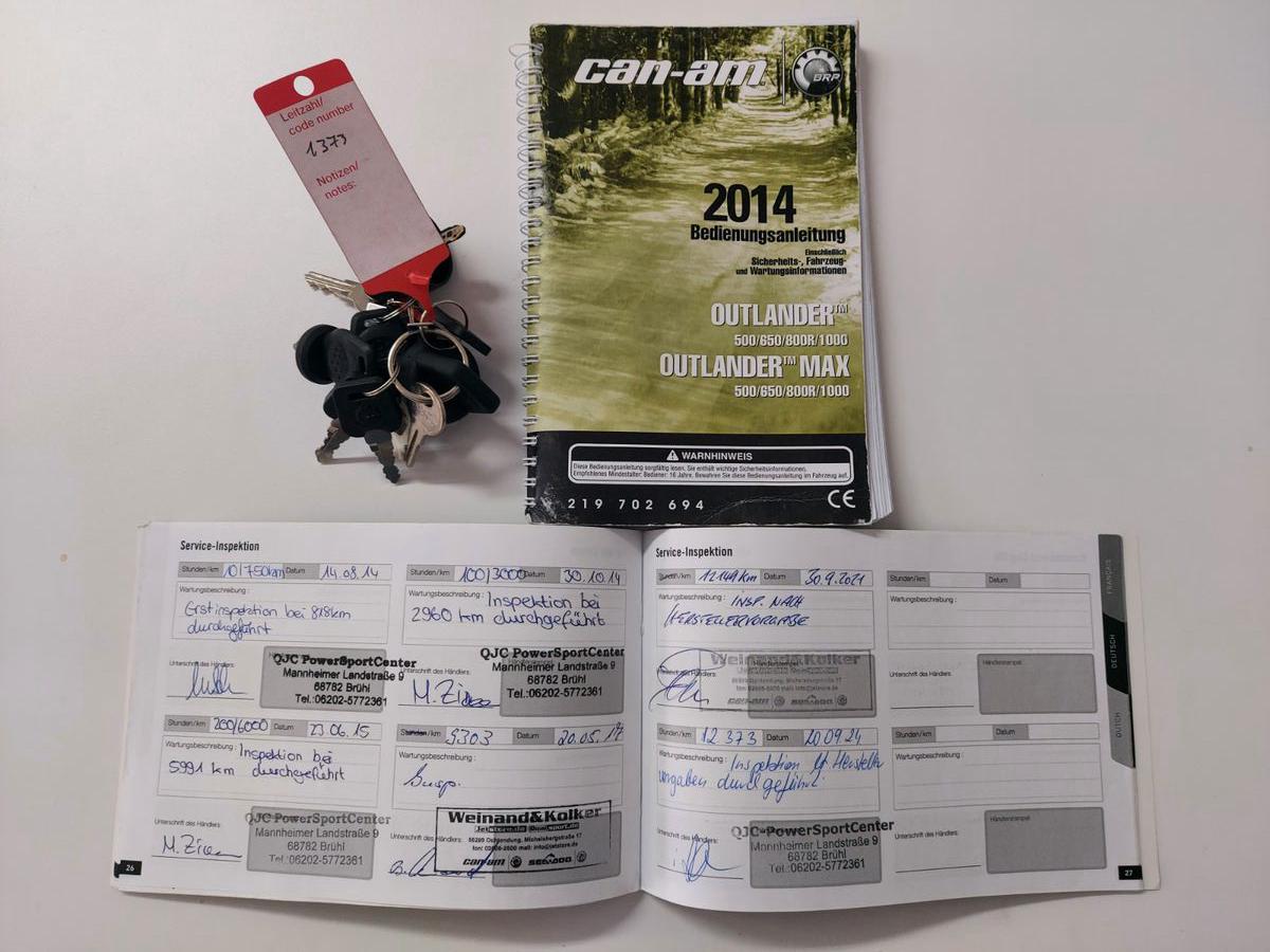Can-Am Outlander 2014 — engine 976 cm³, 83 HP (61kW)