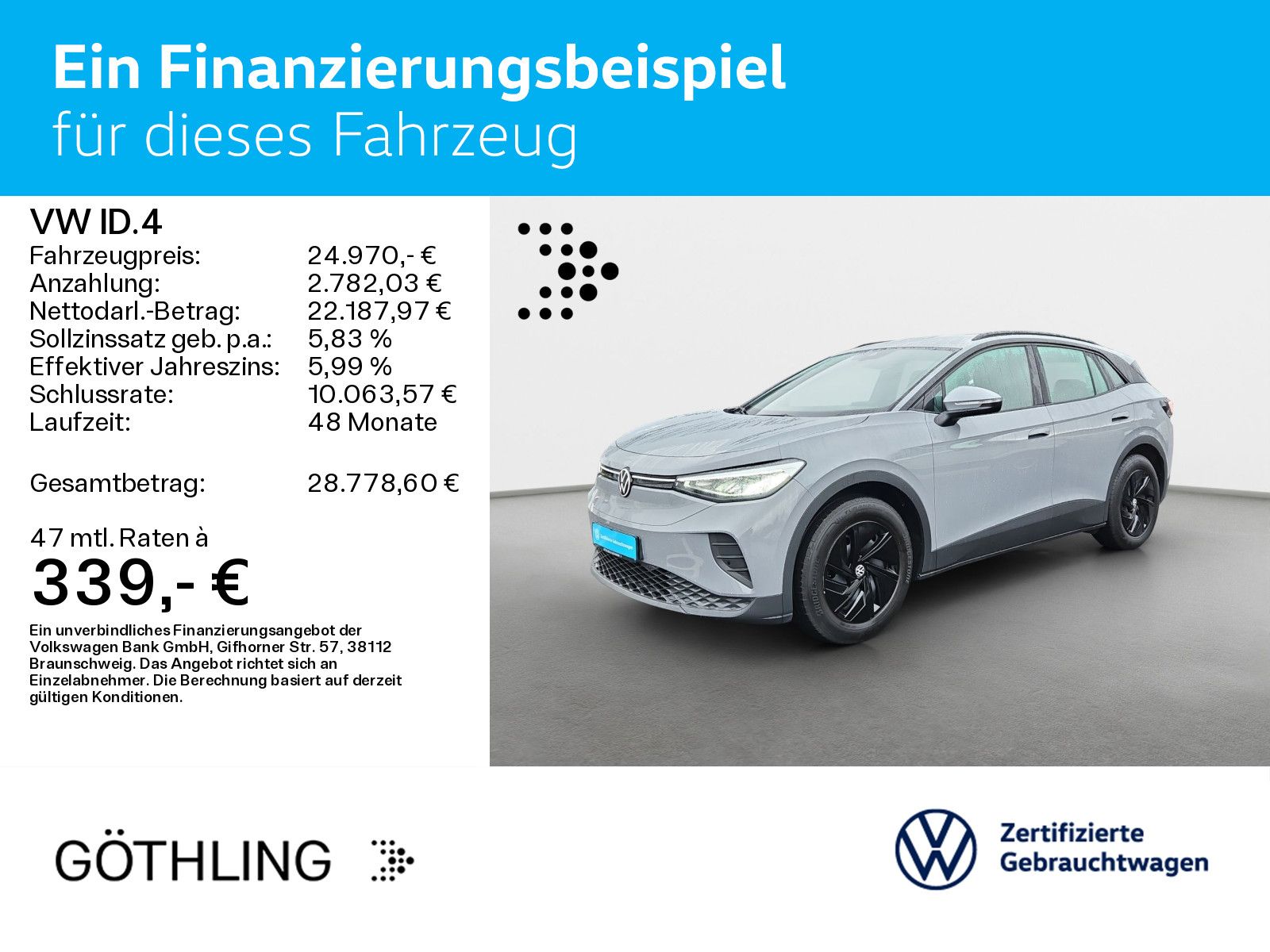 Volkswagen ID.4 Pure 109kW*LED*Standheizung*EPH*Ambiente* imagem 2