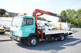 Mercedes-Benz 1320 AbschleppLKW Schiebeplateau+ Palfinger Kran - Mercedes-Benz 1320