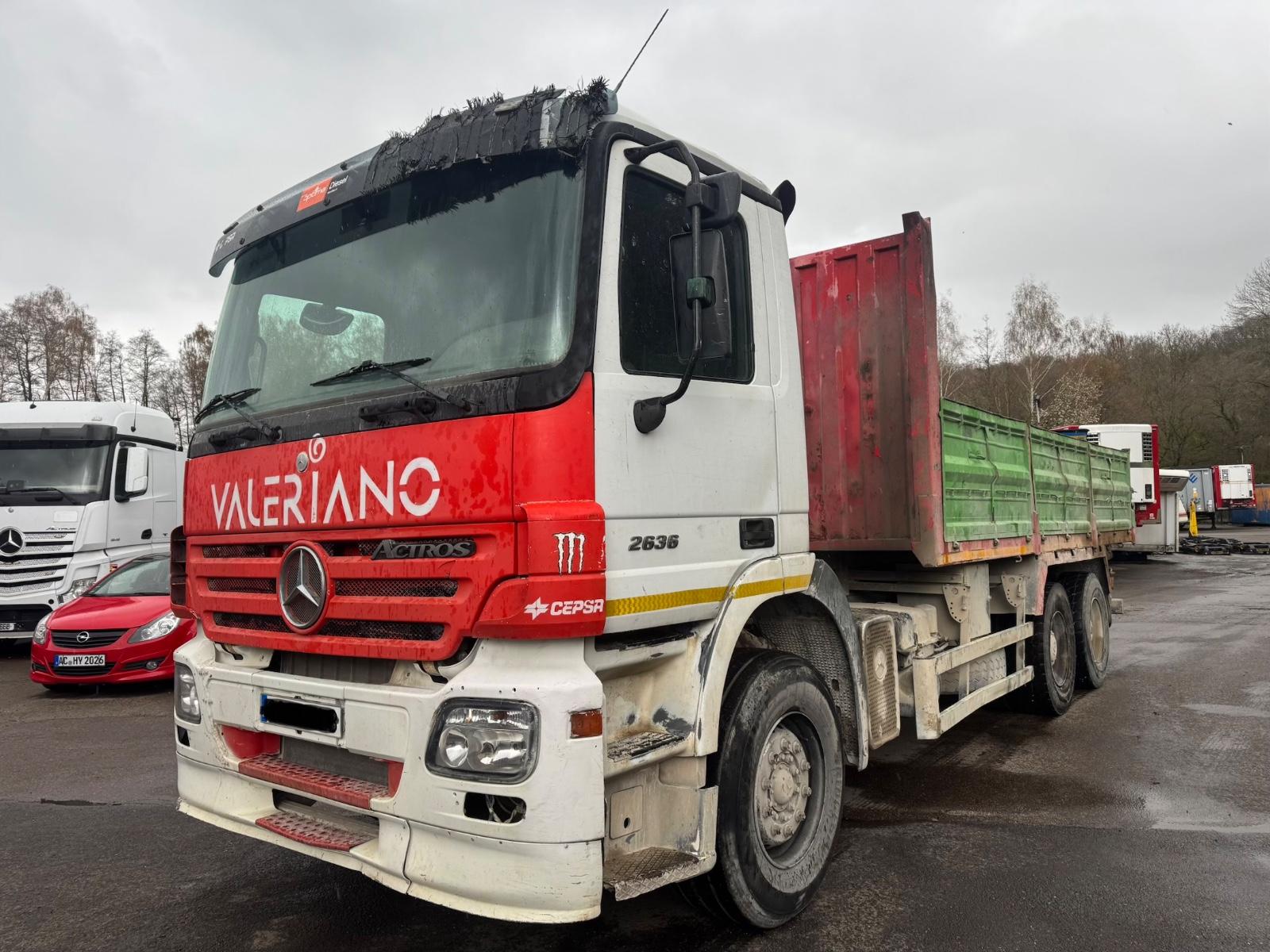 Mercedes-Benz Actros 2636*MP2*6x4*EPS 3 Pedals* FULL STEEL