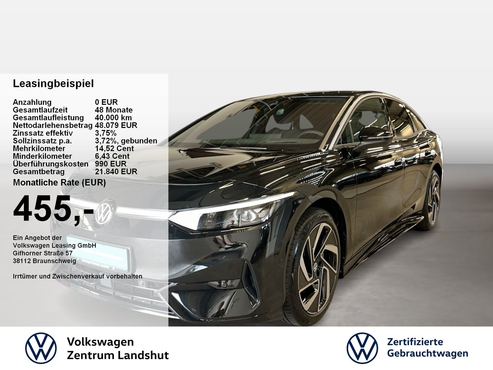 Volkswagen ID.7 Pro electric Automatik 360 ACC AHK AUT HUD