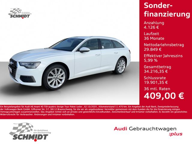 Audi A6 Avant 40 TDI quattro design Tour Paket Leder