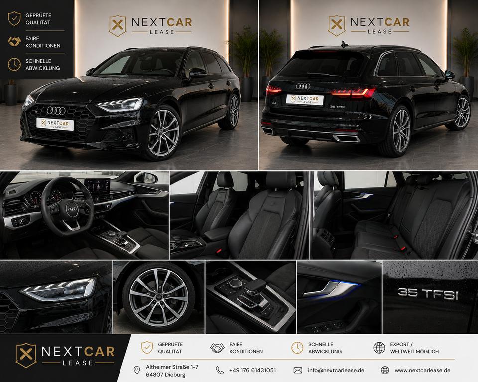 Audi A4 35 TFSI 2xSline SchwarzOptik Massage 2023