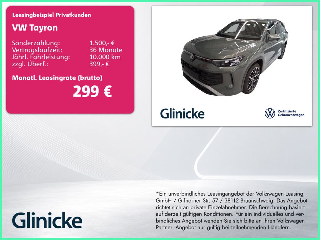 Volkswagen Tayron Life 1.5 eTSI HDMatrix/Nav/360/HuD/ACC/20