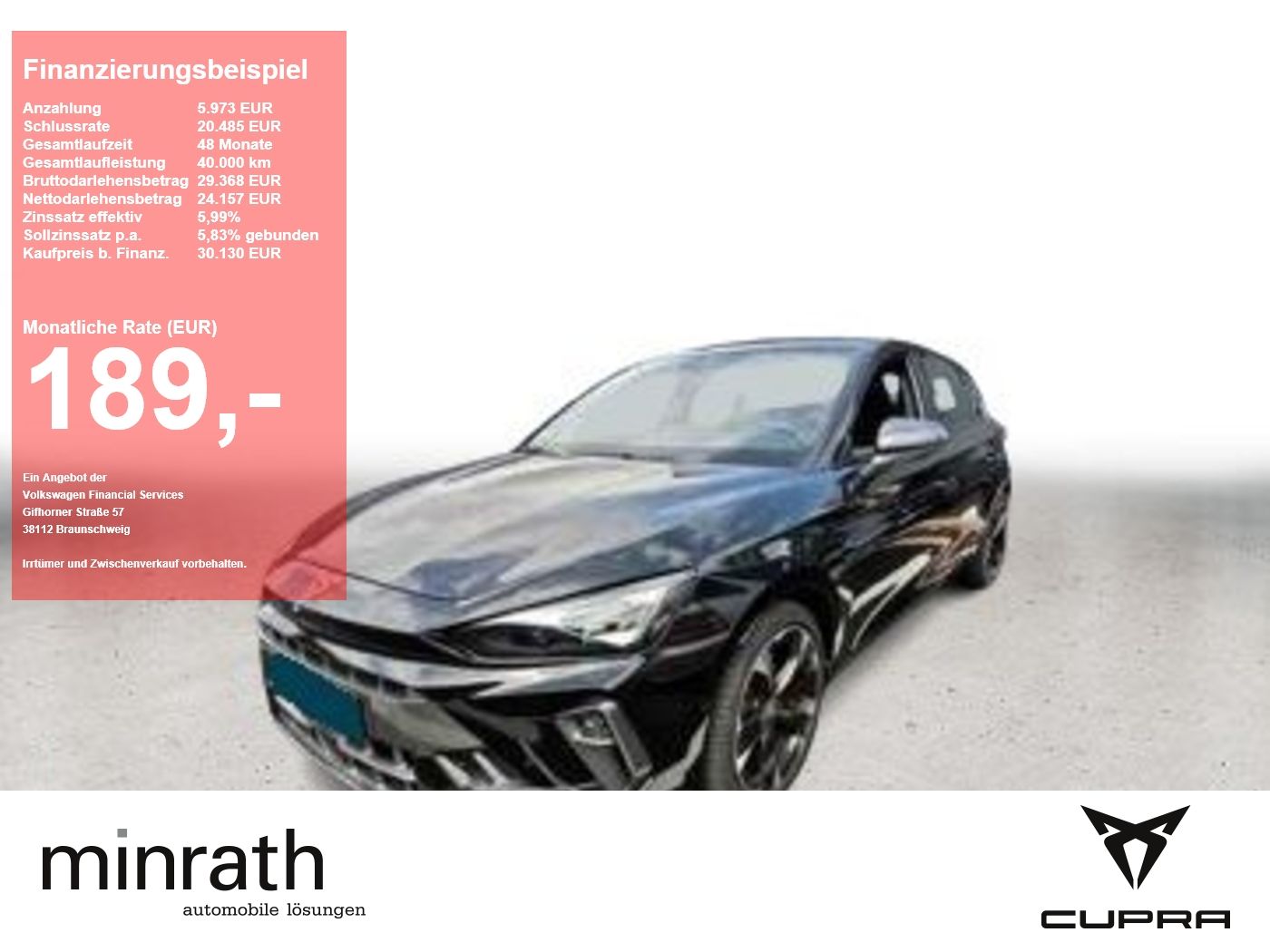 Cupra Leon 1.5 eTSI DSG MATRIX+AHK+ACC+NAVI+APP+RFK+SH