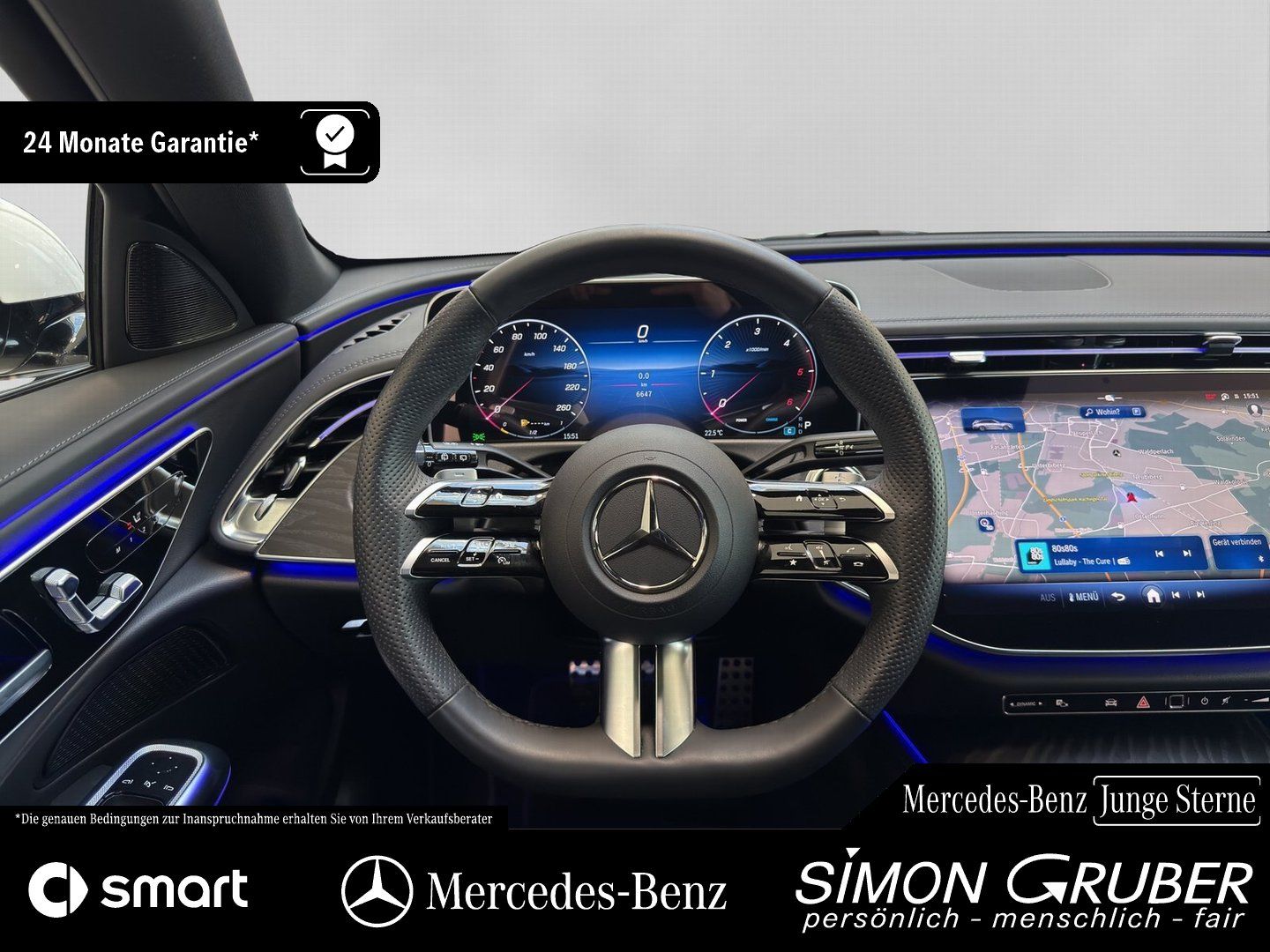 Fahrzeugabbildung Mercedes-Benz E 220 Td AMG Line Adv+ DigiLight Memory Distroni