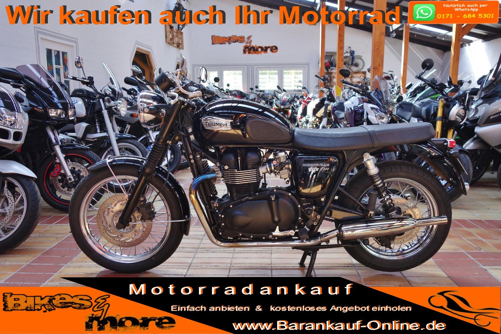 Triumph Bonneville T100+986MF+Bagster+LSL+ÖHLINS+AceCafe