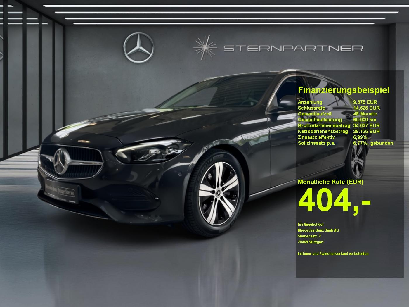 Mercedes-Benz C 200 T AVANTGARDE+AHK+KAMERA+AMBIENTE+MBUX+CARP