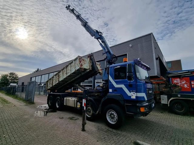 MAN 35.414 Haakarmsysteem/ 8X4/ Terex Atlas Kraan 16