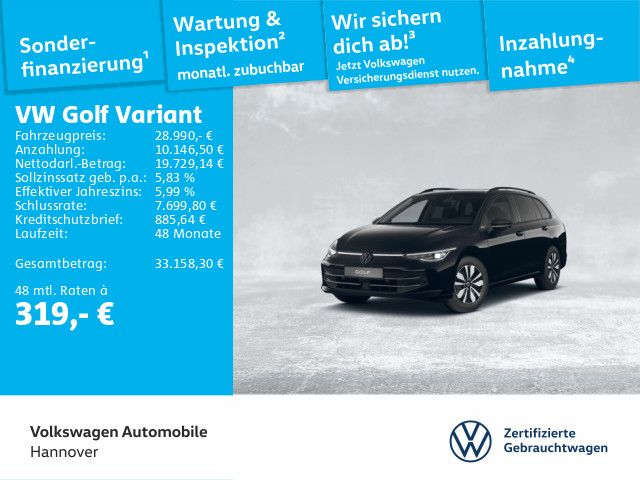 Golf VIII Variant 1.5 eTSI DSG Goal Navi AHK LED