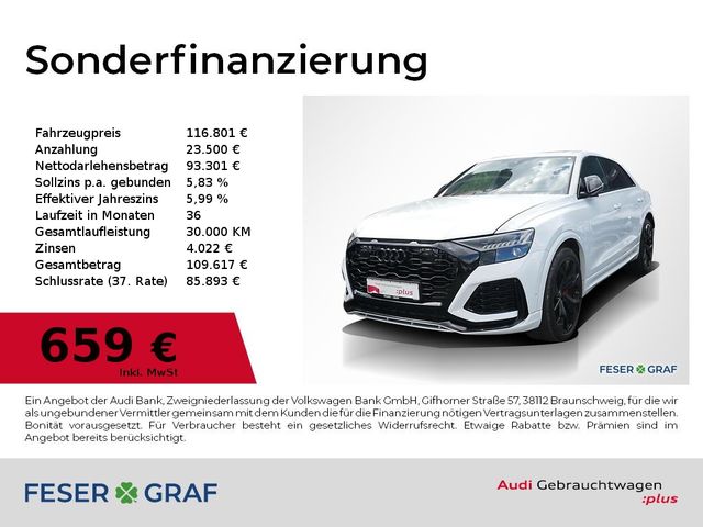 Audi RSQ8 Dynamikp+,Keramik,Pano,Standhzg,HUD,Sitzbel