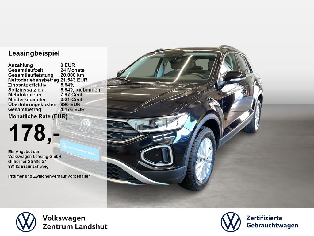 T-Roc Life 1.0 TSI 2xKlima KlimaA LED LM Navi