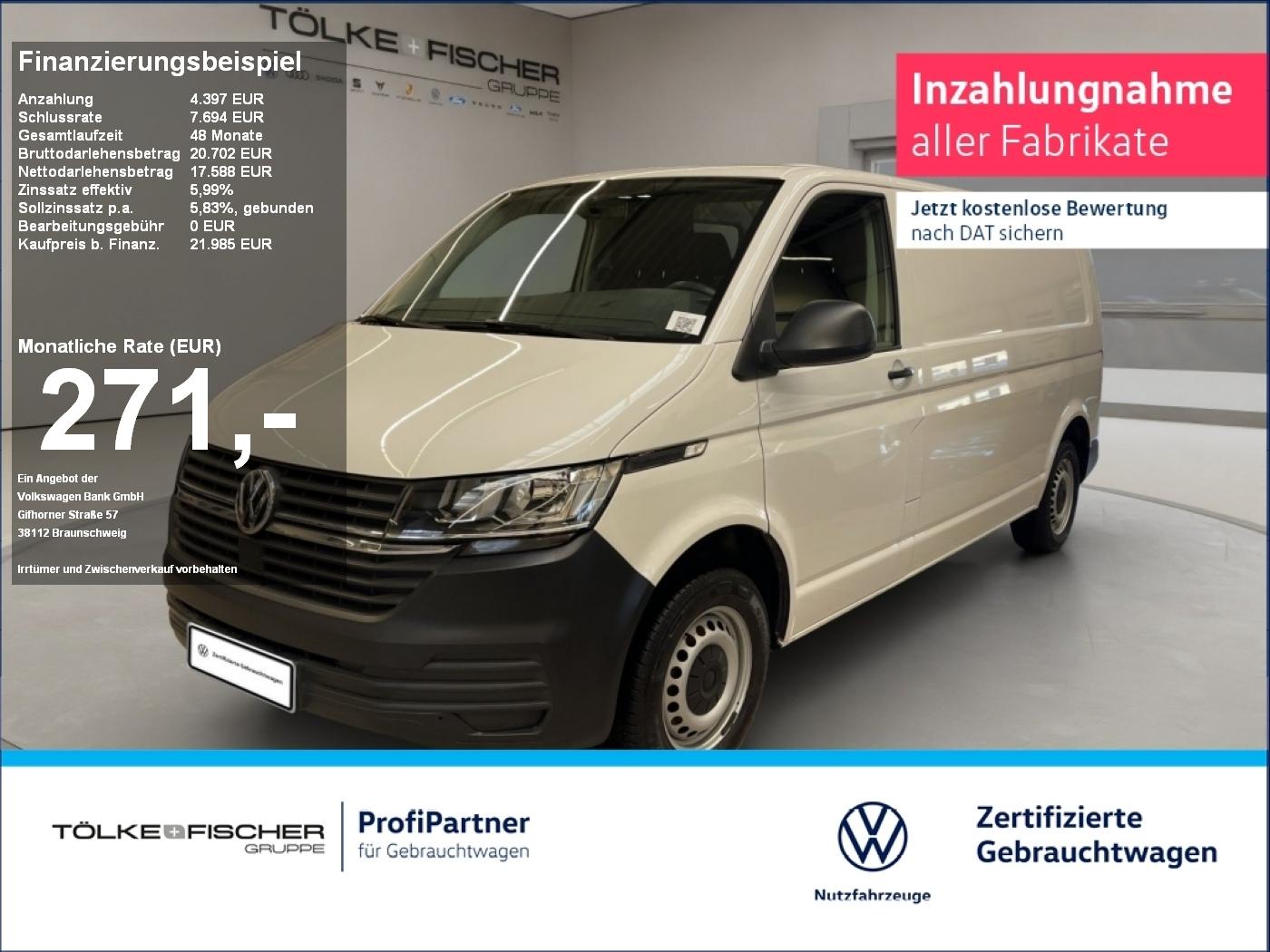 Volkswagen T6.1 Transporter 2.0 TDI Kasten FWD lang AHK