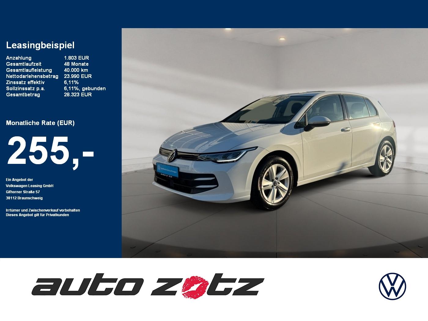 Volkswagen Golf VIII 1.5TSI LIFE PDC,Virtual,ACC,LED,KlimaA